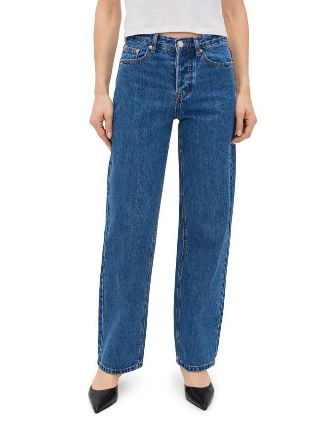 PARKE PARKE クラシックストレートジーンズ ミディアムウォッシュの商品画像