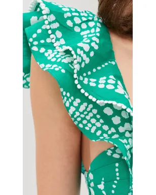 Poupette St Barth Niki ミニドレス ミント - サムネイル6