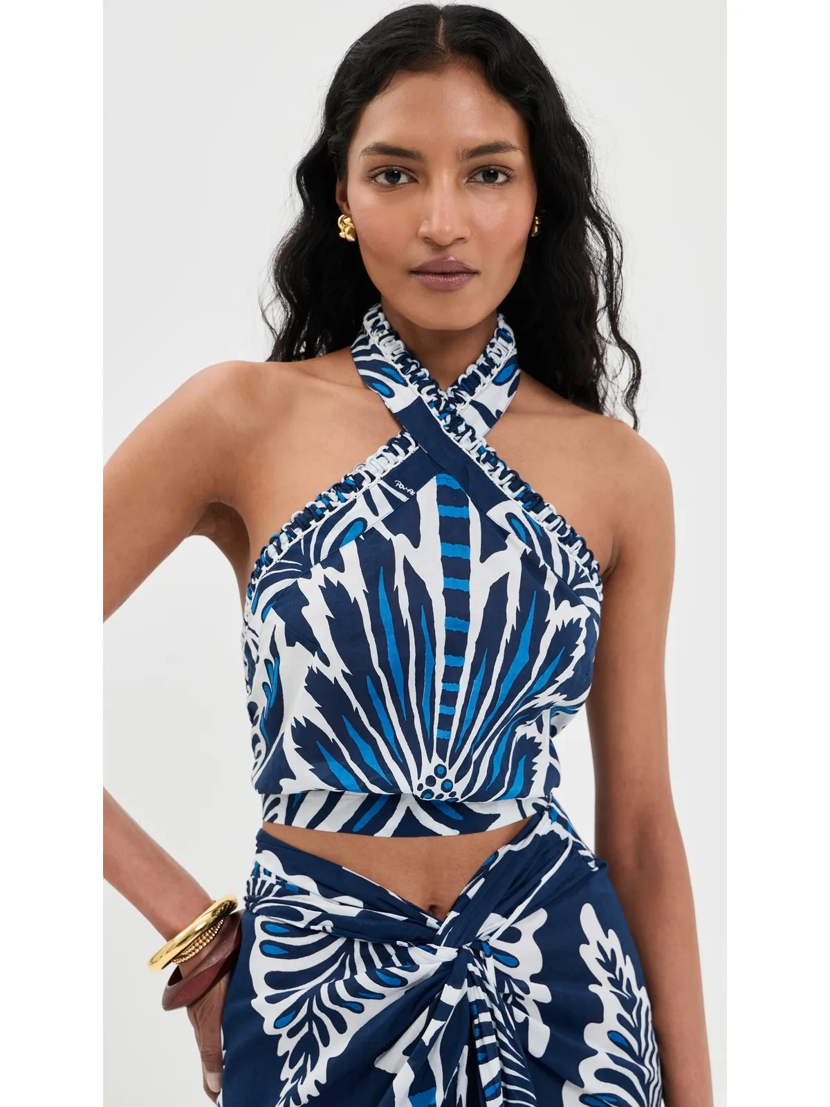 Poupette St Barth Suma トップ ネイビー・カルタヘナ - 画像2