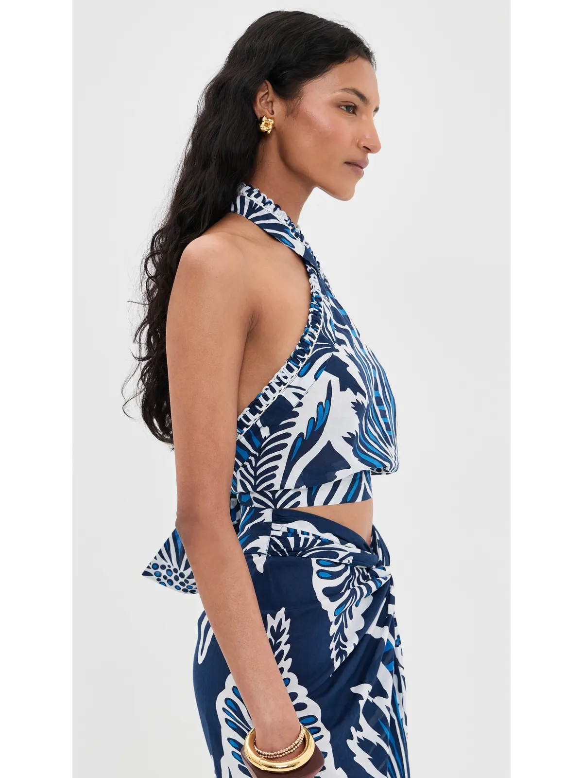 Poupette St Barth Suma トップ ネイビー・カルタヘナ - 画像4