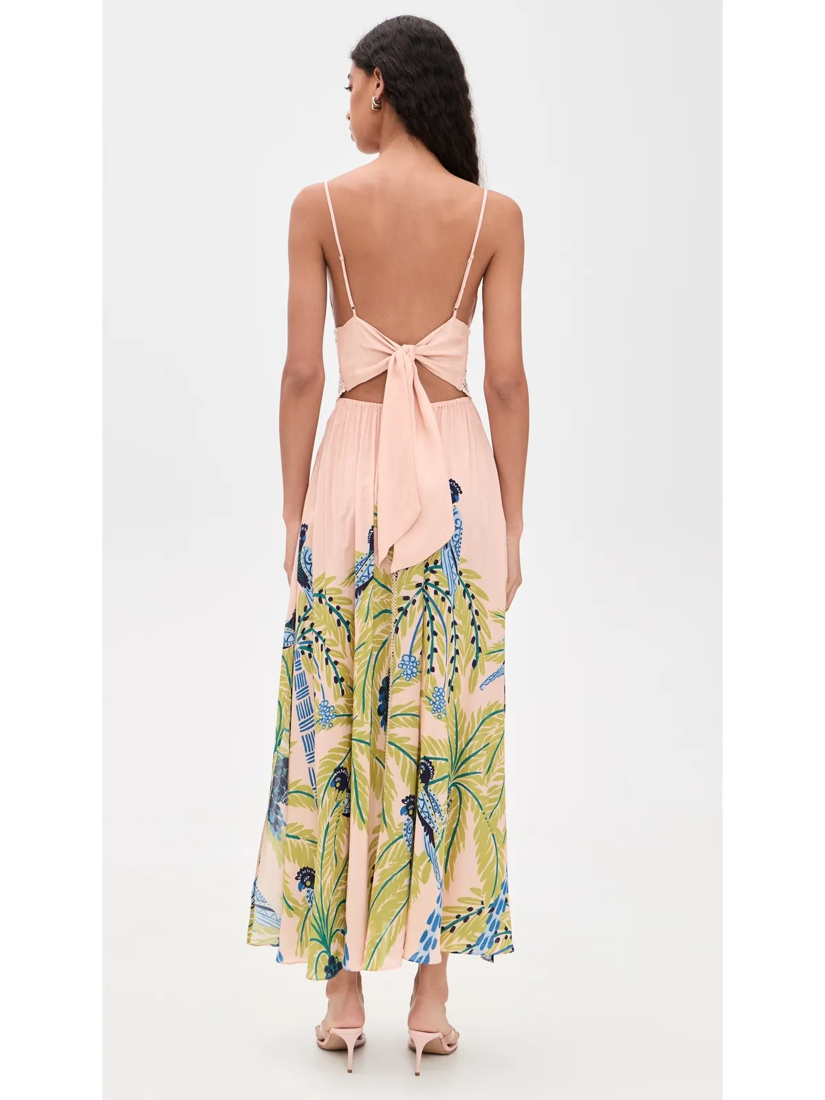 Poupette St Barth Havana ロングドレス グリーン Palmrott - 画像3