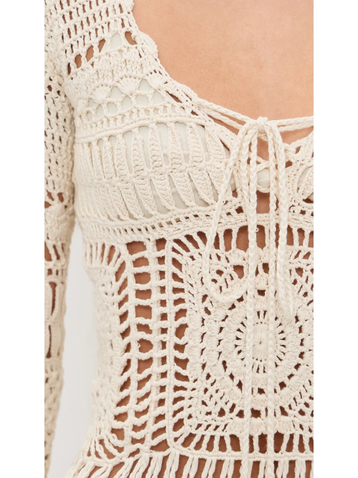 Poupette St Barth Kaia ロングスリーブ チュニックドレス - 画像6