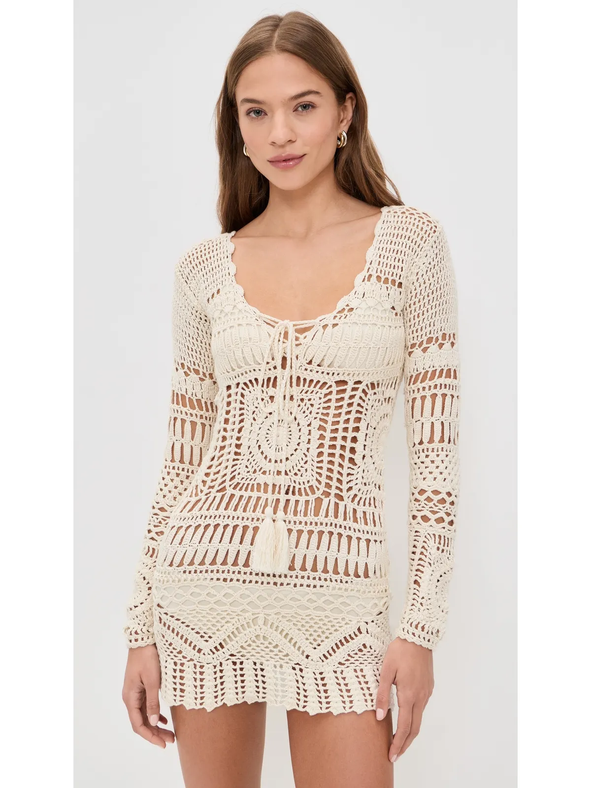 Poupette St Barth Kaia ロングスリーブ チュニックドレス - 画像2
