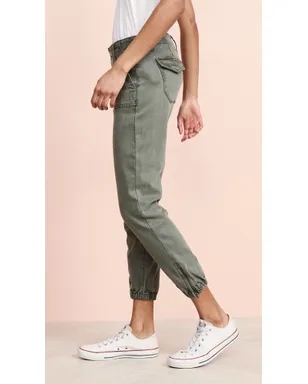 PAIGE Mayslie Joggers Vintage Ivy Green - サムネイル4