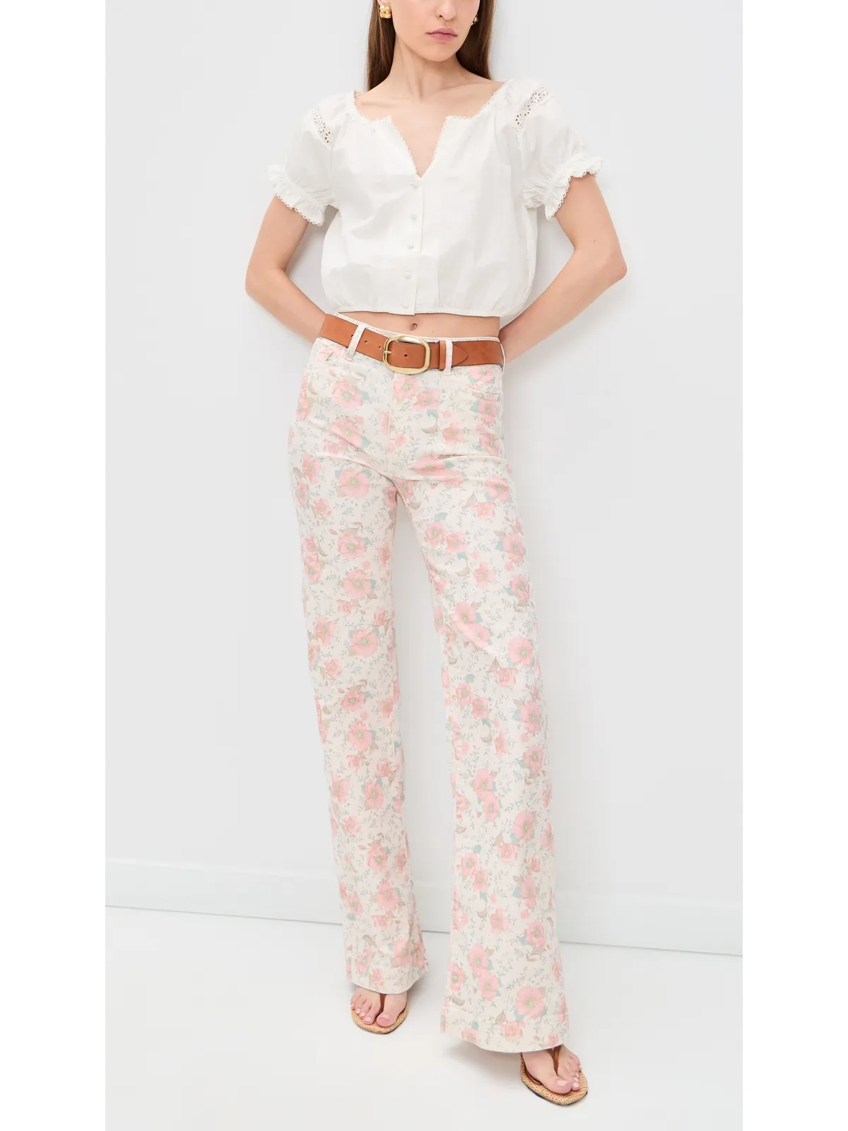 PAIGE Leenah Jeans Bouquet - 画像5