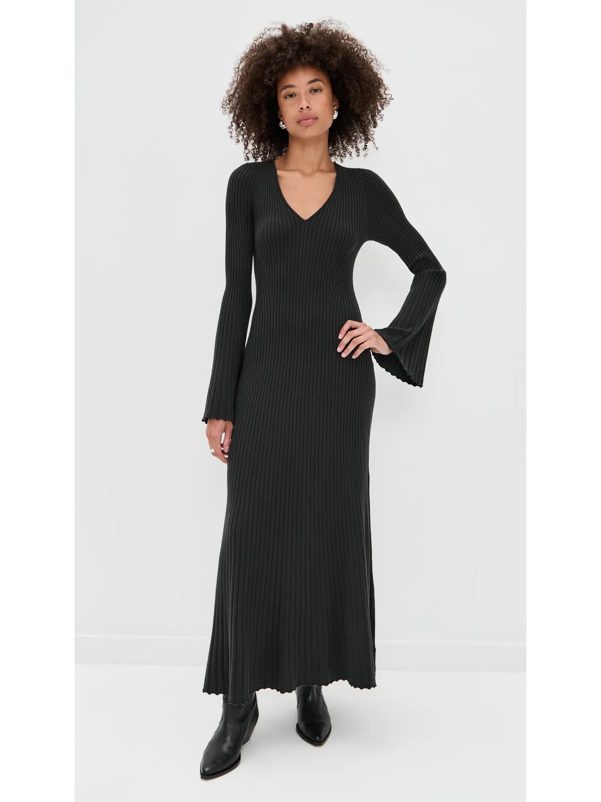 PAIGE Bel Dress ミッドナイト - 画像5