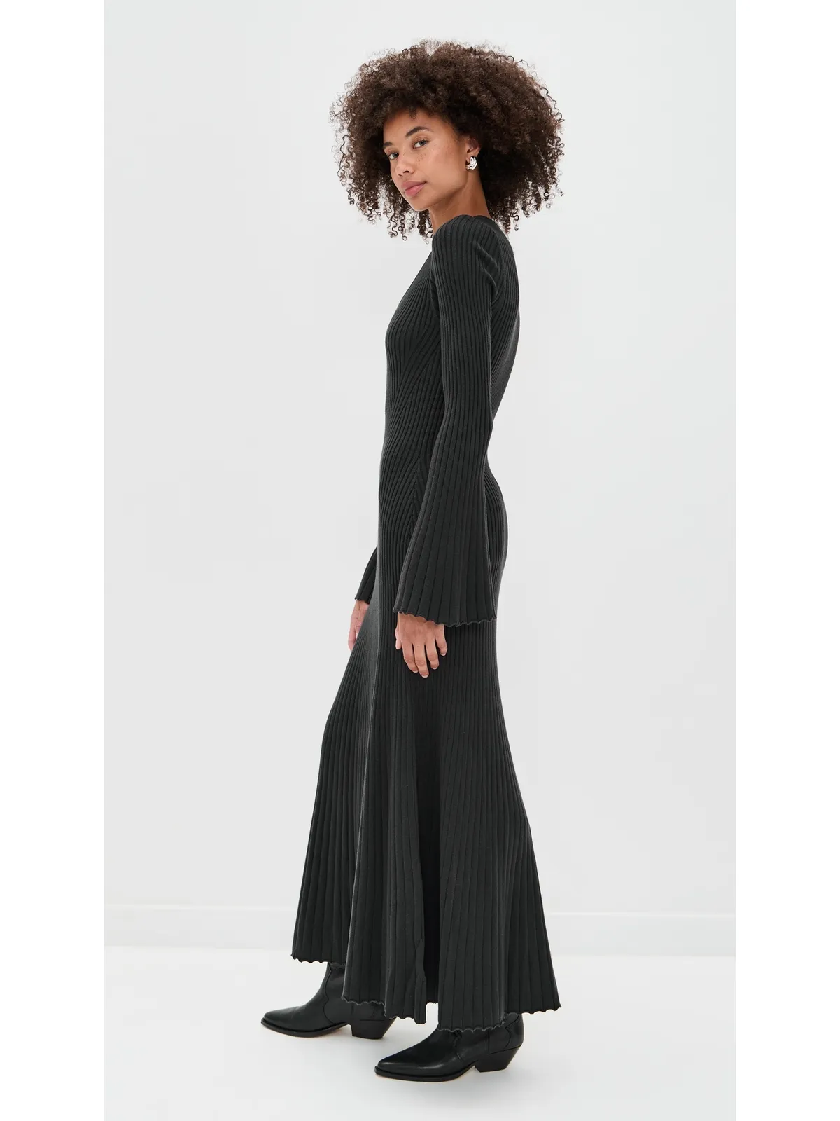 PAIGE Bel Dress ミッドナイト - 画像4