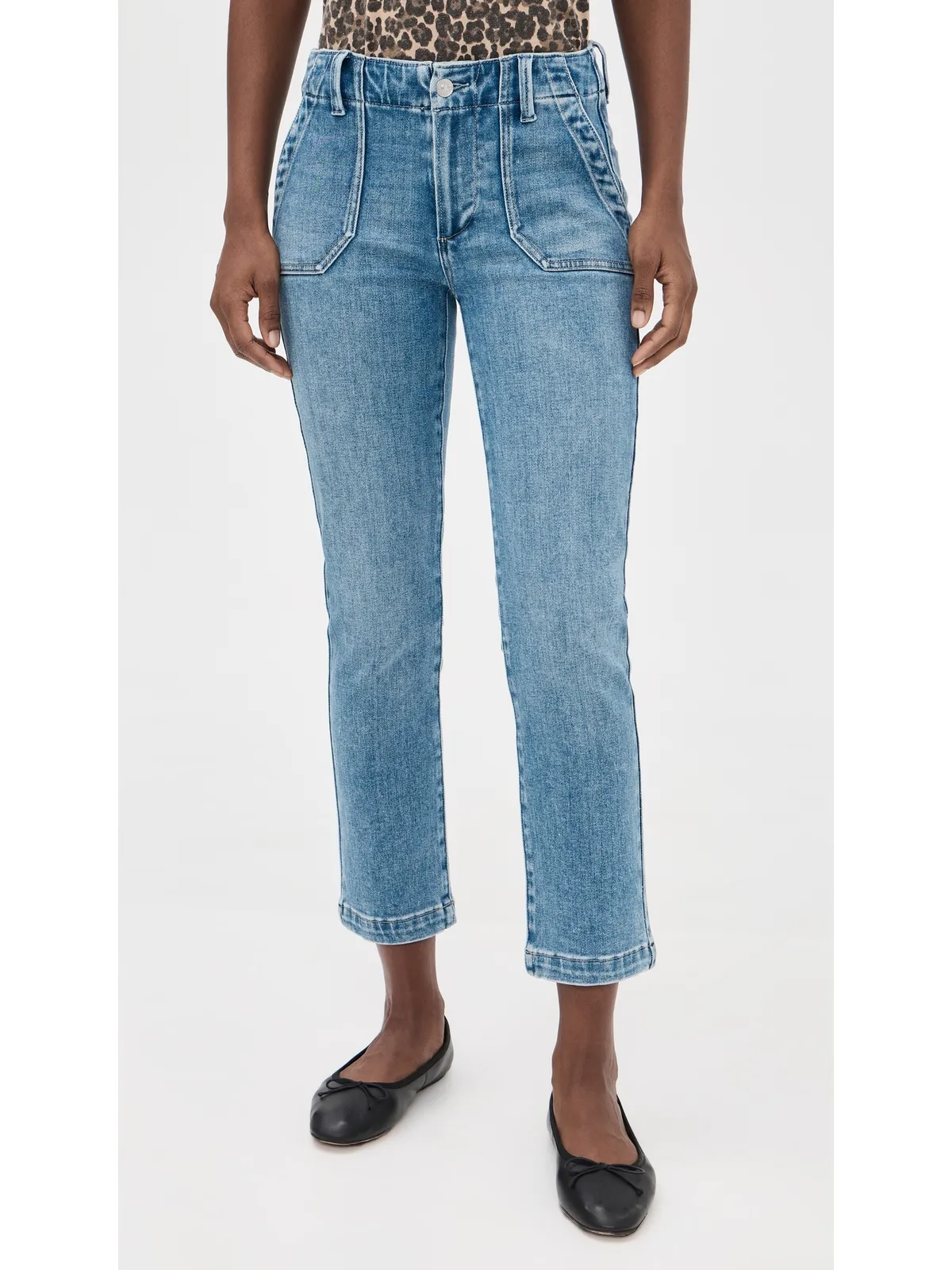PAIGE Mayslie Straight Ankle Jeans Fontessa 23 - 画像2