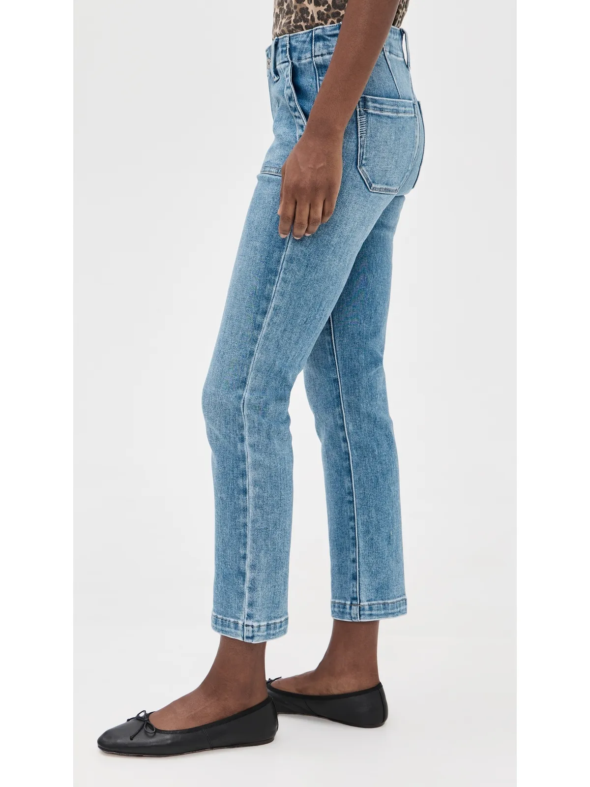 PAIGE Mayslie Straight Ankle Jeans Fontessa 23 - 画像4