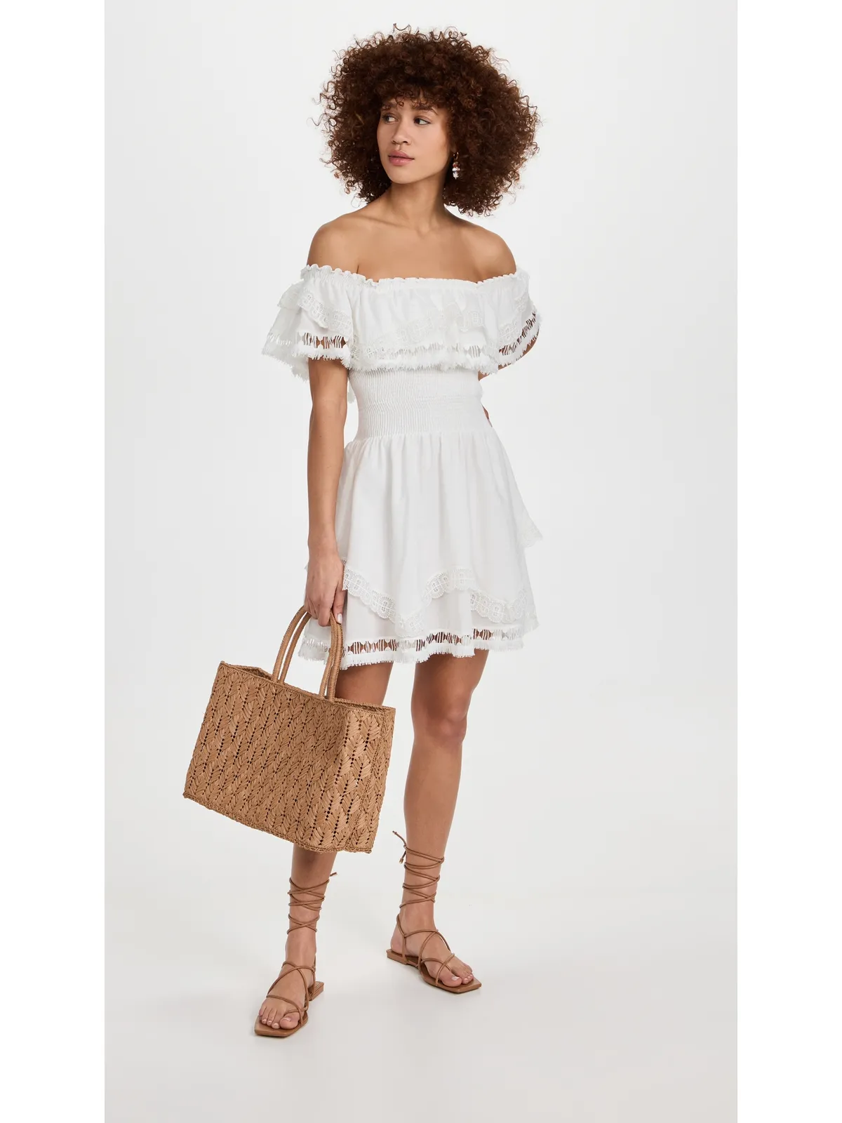 Peixoto Wyatt Dress ホワイト - 画像5