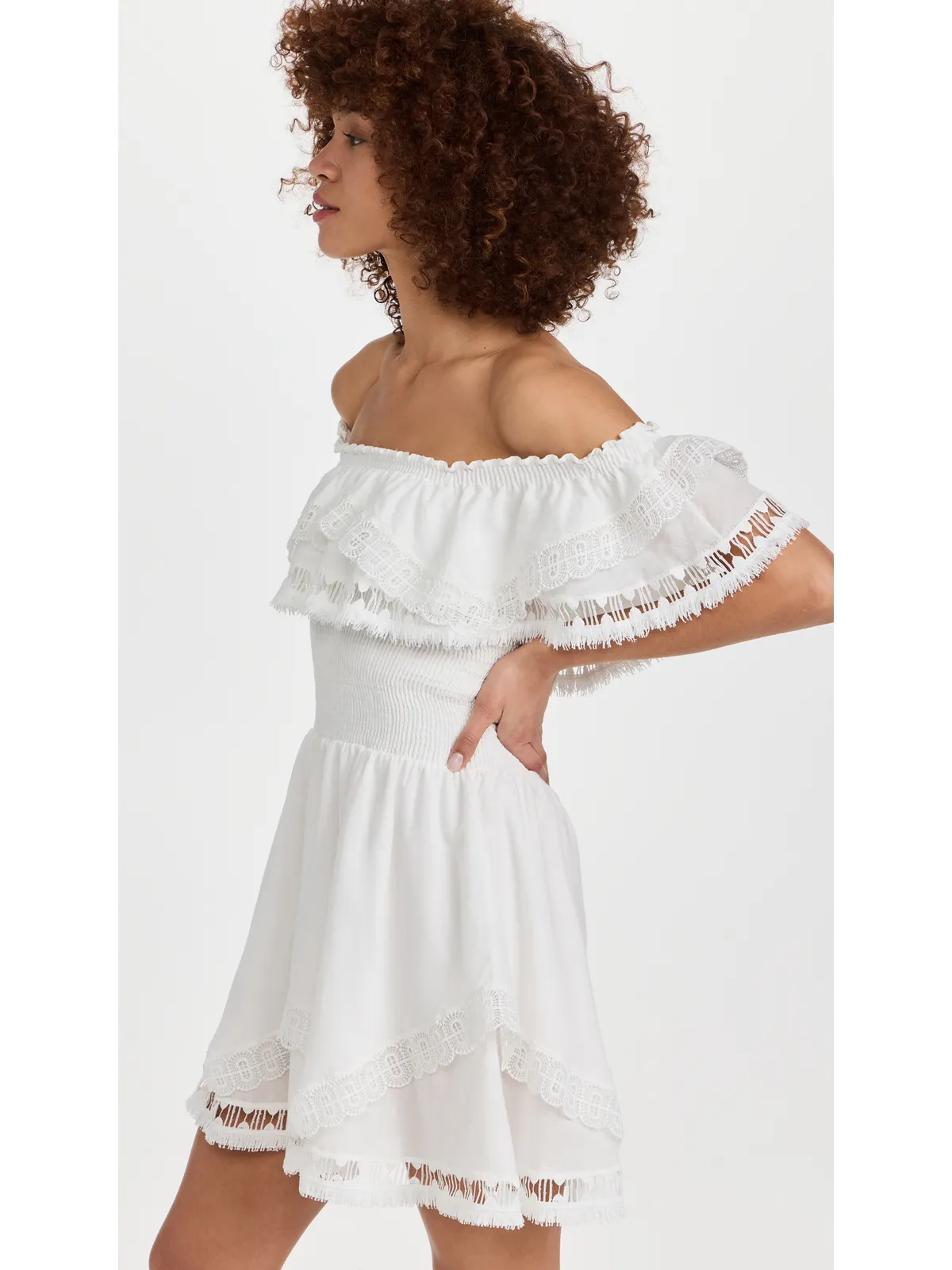 Peixoto Wyatt Dress ホワイト - 画像4