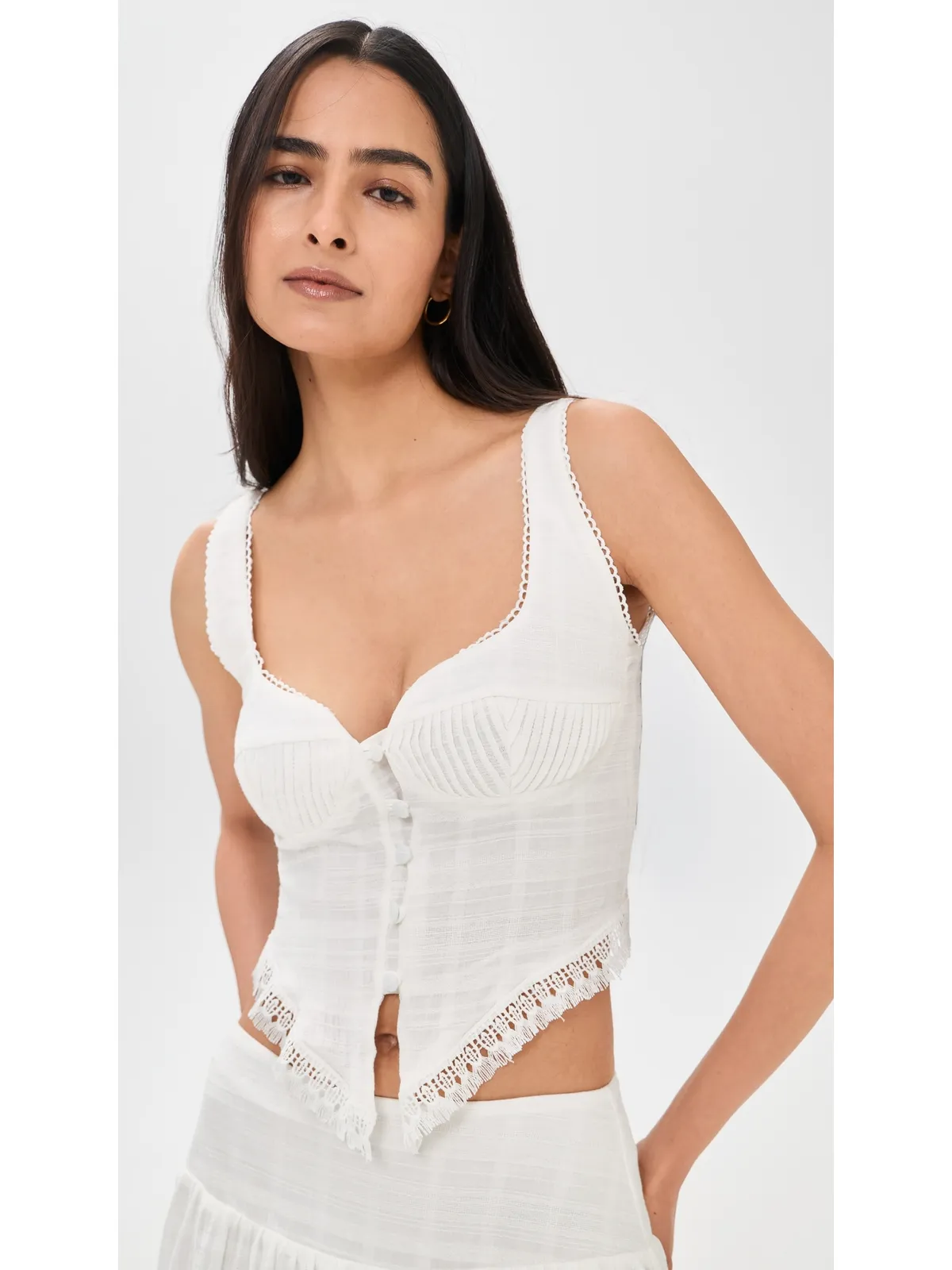 Peixoto Lucia Top Thatch White - 画像2
