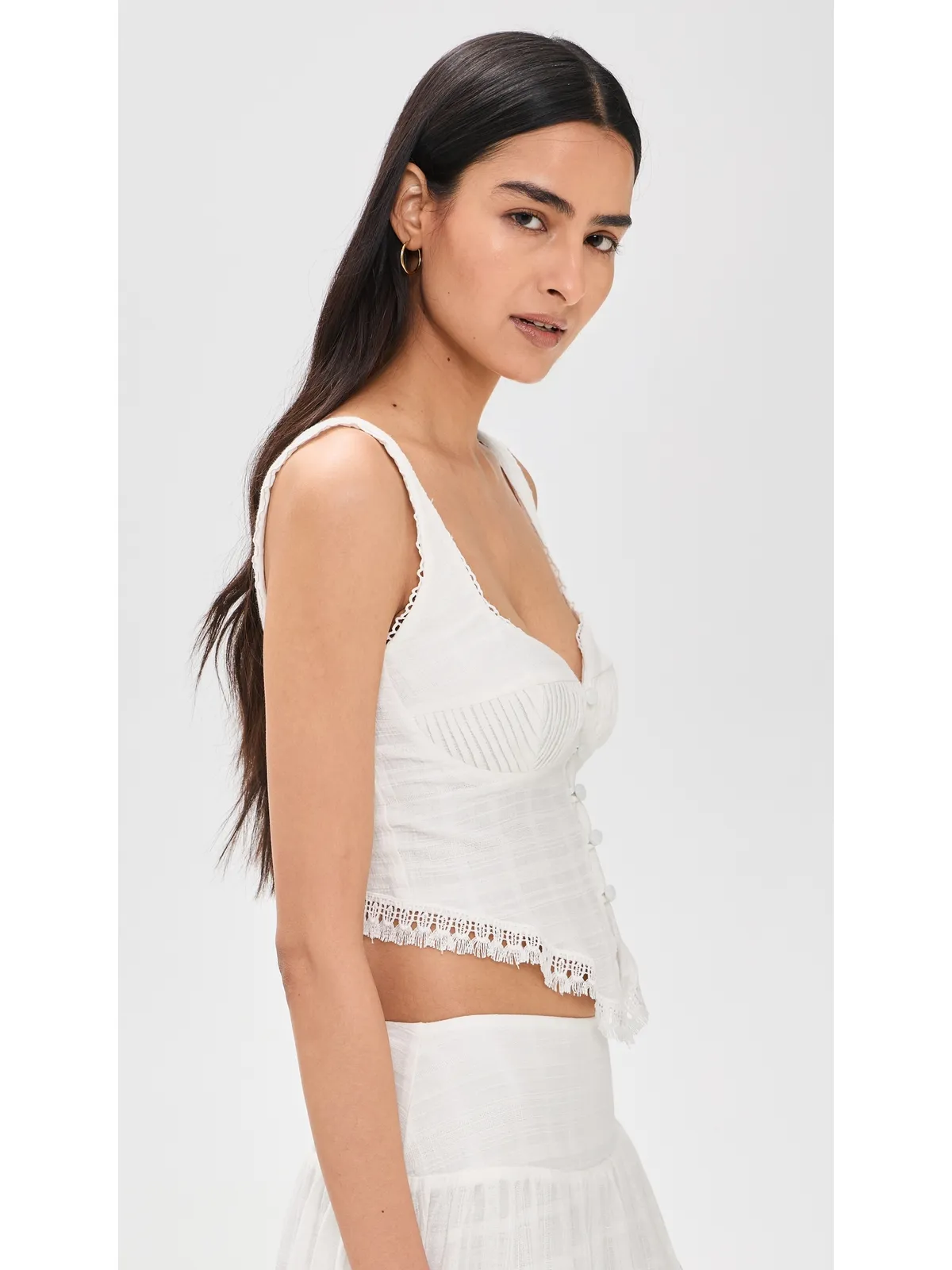 Peixoto Lucia Top Thatch White - 画像4