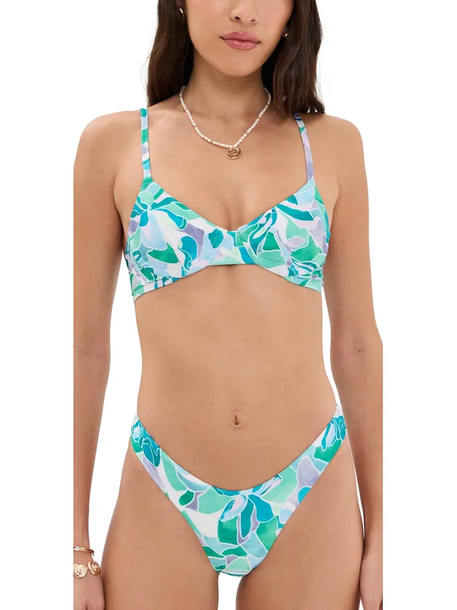 PEIXOTO Peixoto Bailey Bikini Top Crystal Isleの商品画像