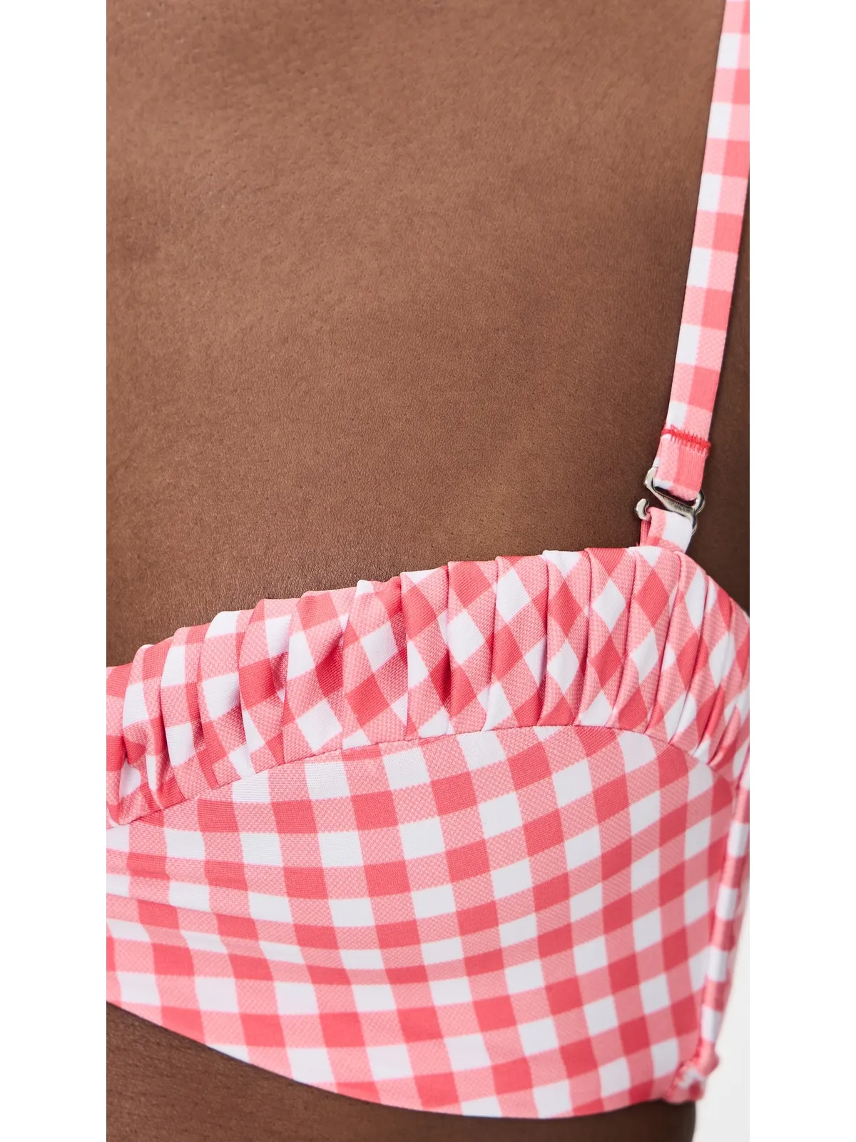 Peixoto Emmy Bikini Top Sriracha Gingham - 画像6