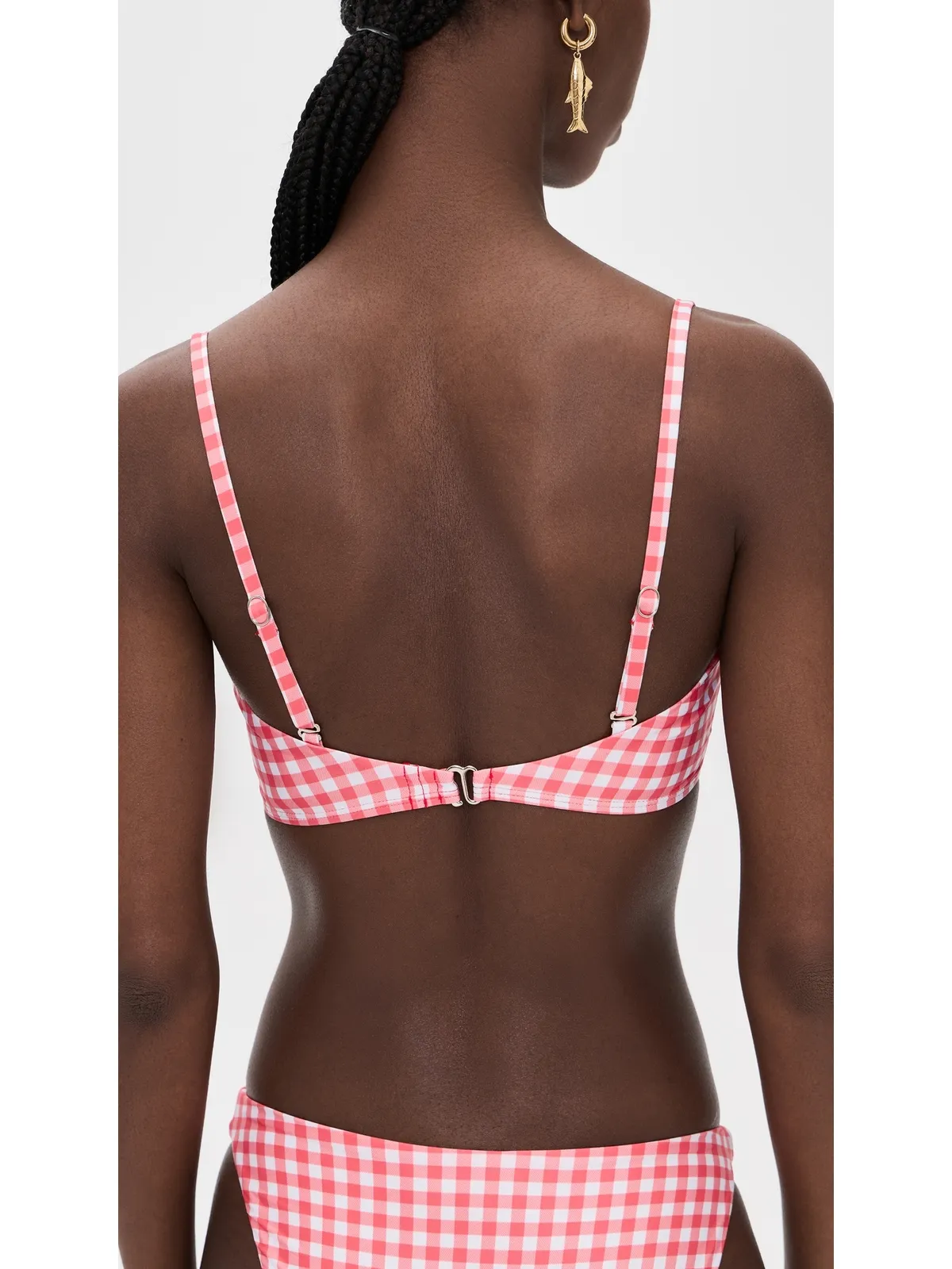 Peixoto Emmy Bikini Top Sriracha Gingham - 画像3