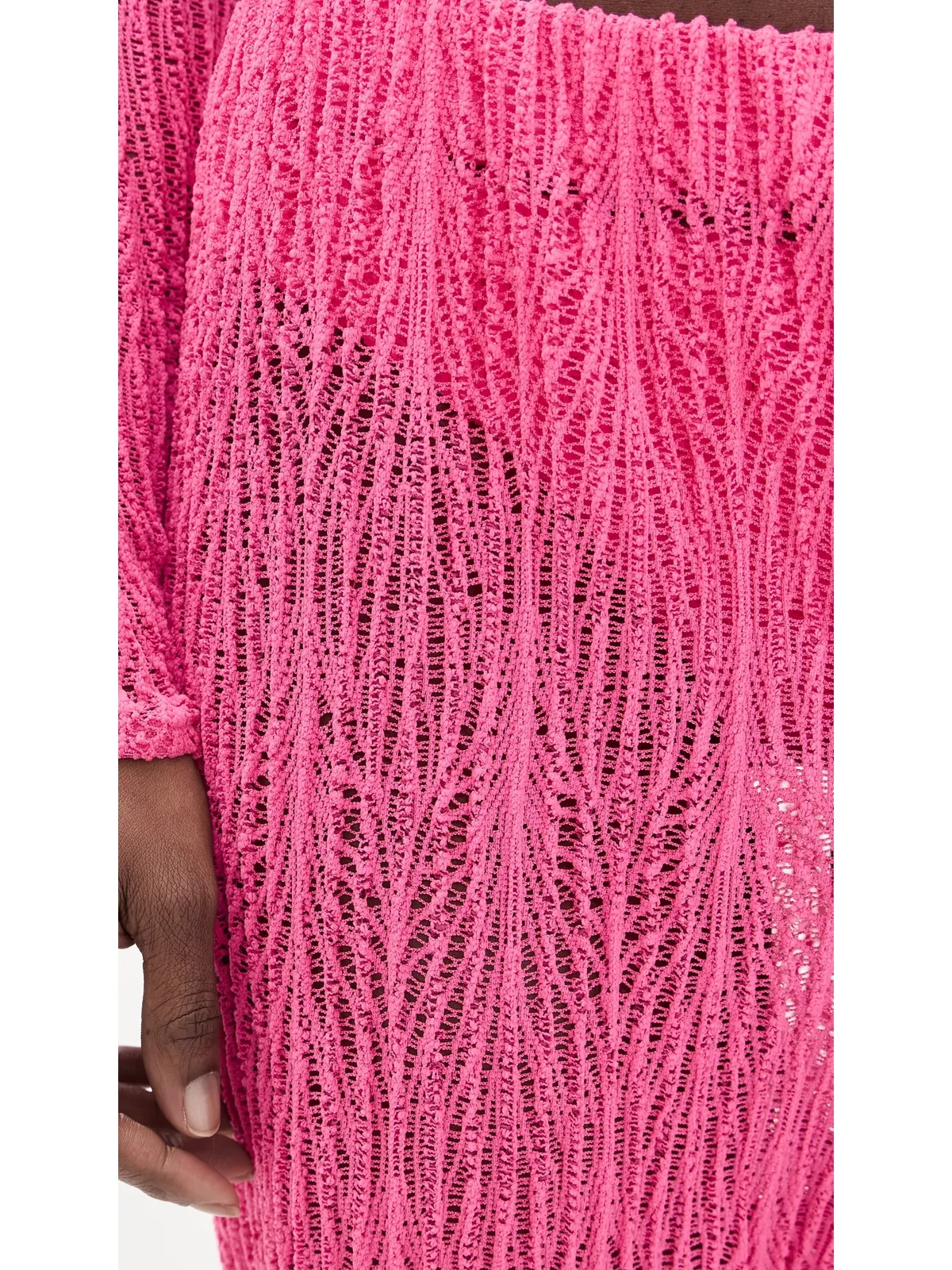 Peixoto Evy Pants Pink Weave M - 画像6