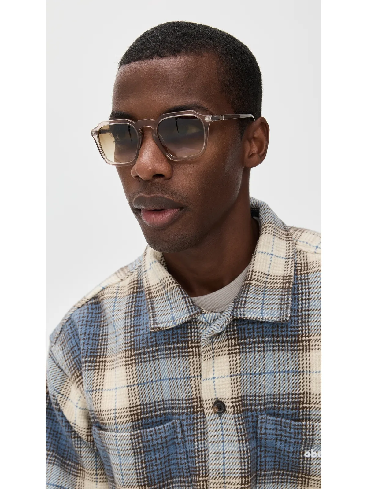 Persol 0PO3292S サングラス 透明ブラウングレー - 画像3