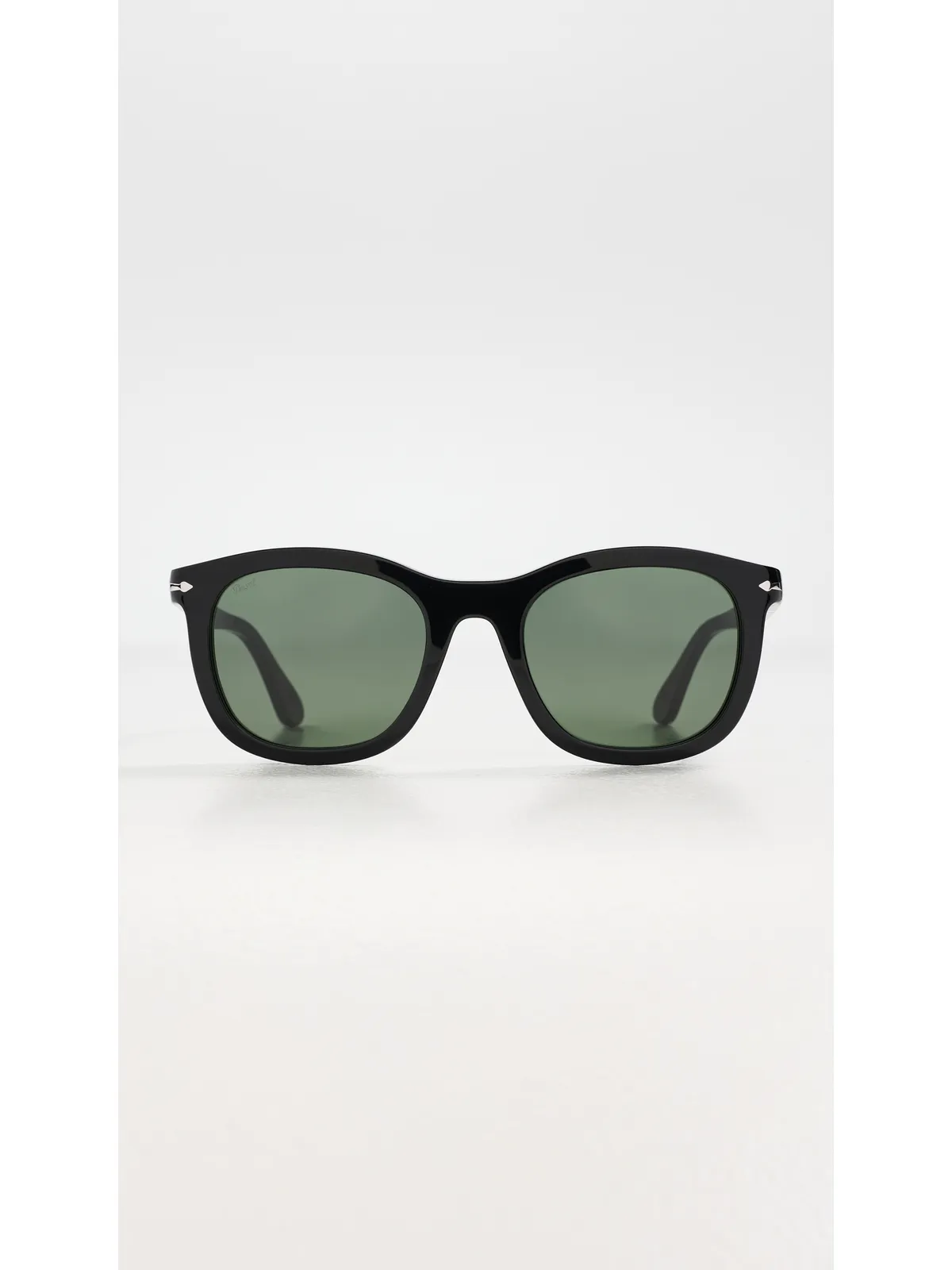 Persol サングラス ブラック/グリーン - 画像2