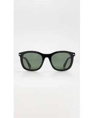 Persol サングラス ブラック/グリーン - サムネイル2