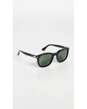 Persol サングラス ブラック/グリーン - サムネイル4