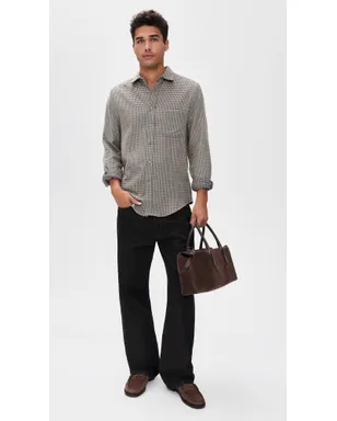Portuguese Flannel アブストラクト ピエドプール ボタン・ダウン シャツ - サムネイル5