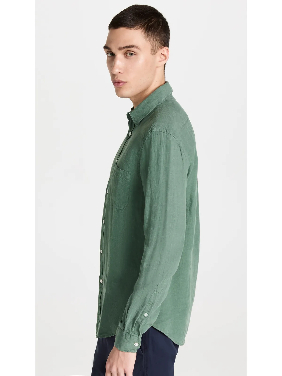 Portuguese Flannel リネンシャツ - 画像4