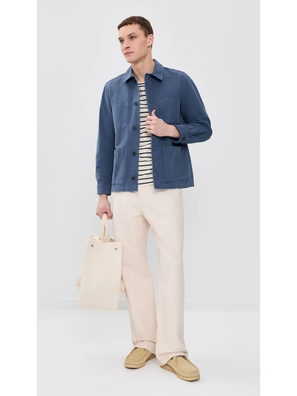 Portuguese Flannel レガシー キャンバス ジャケット - 画像5