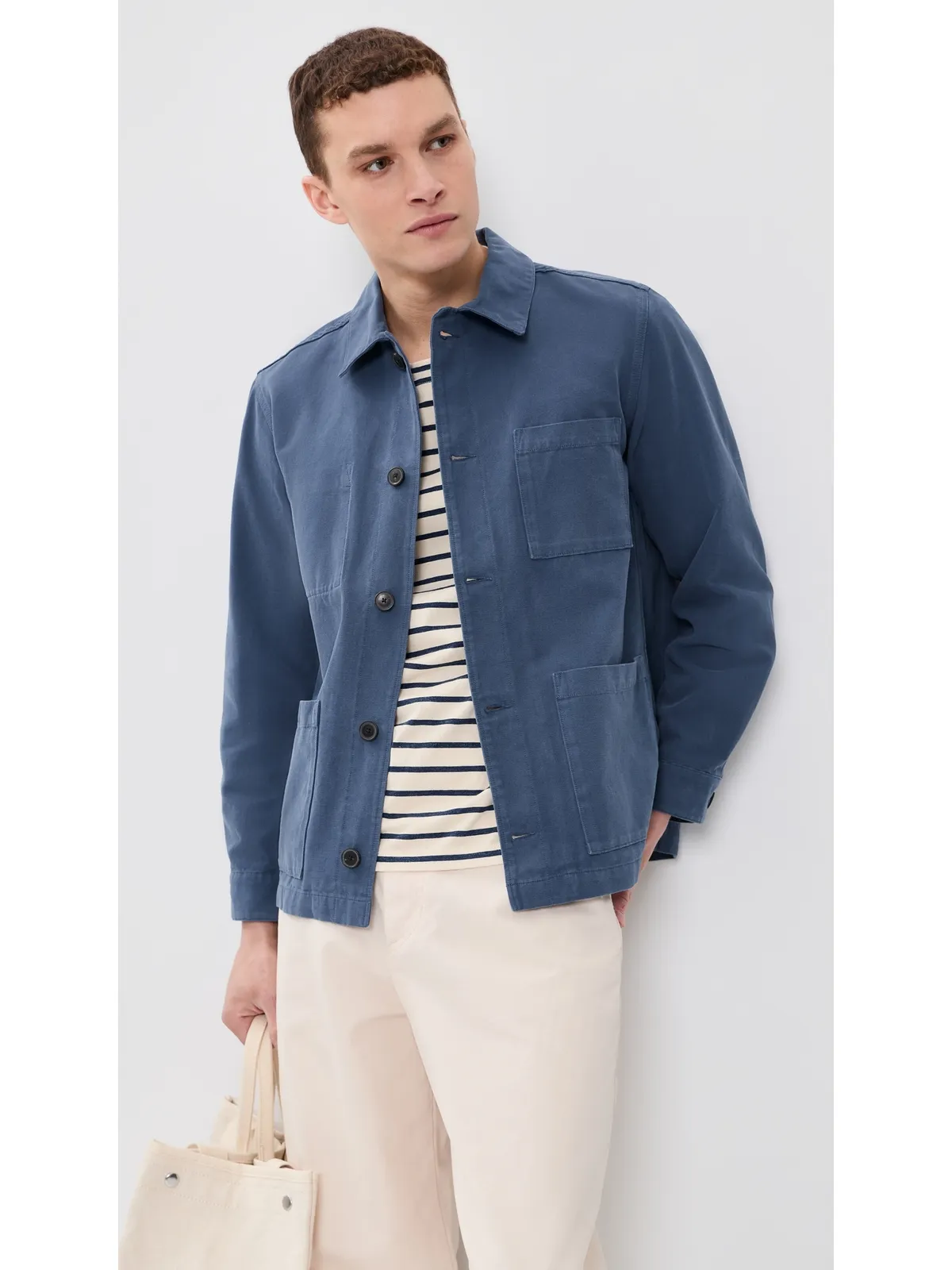 Portuguese Flannel レガシー キャンバス ジャケット - 画像2