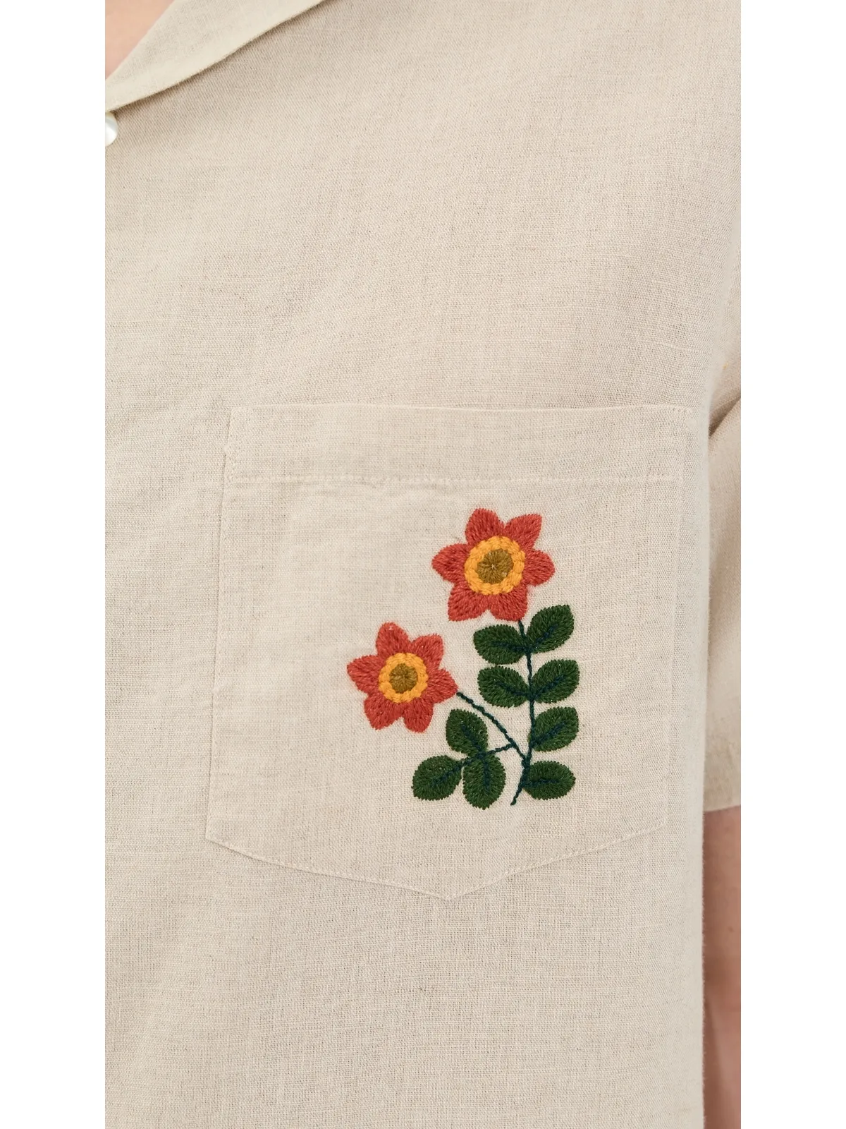 Portuguese Flannel 春の刺繍キャンプシャツ - 画像6