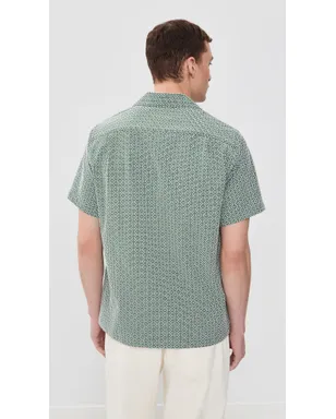 Portuguese Flannel タイル柄キャンプシャツ - サムネイル3