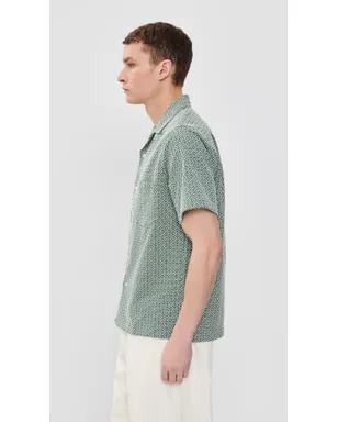 Portuguese Flannel タイル柄キャンプシャツ - サムネイル4