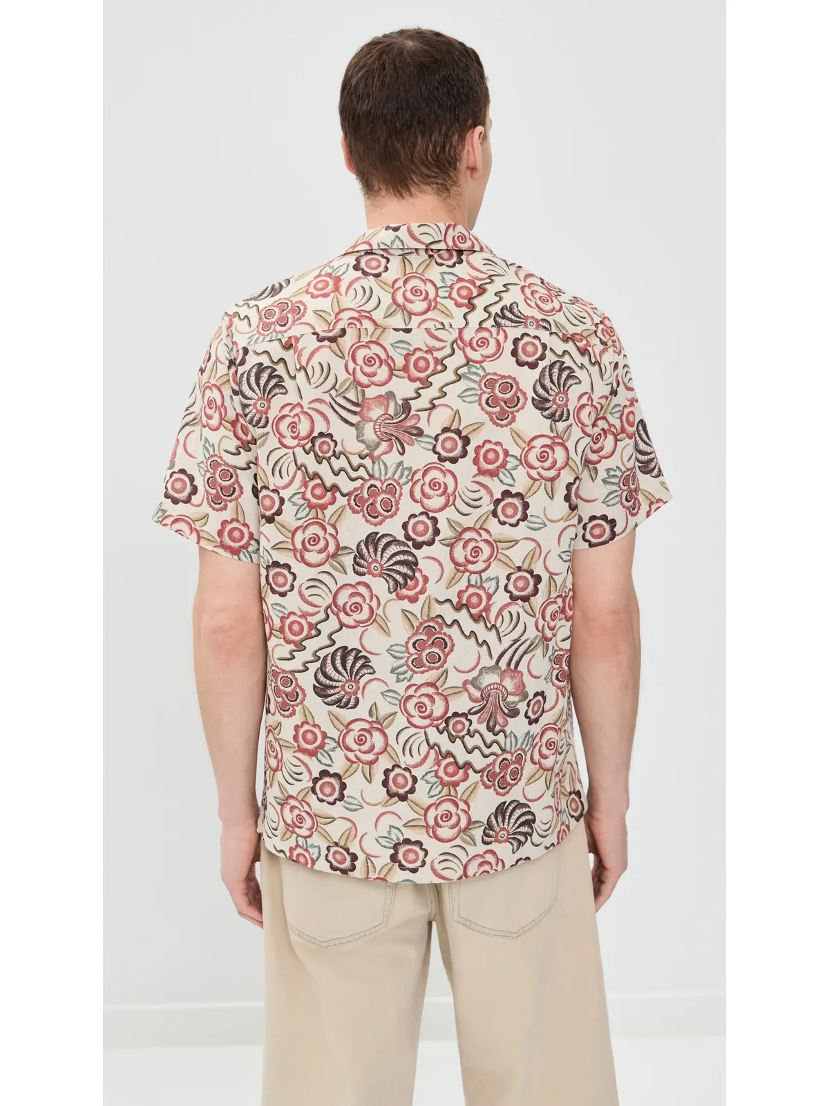 Portuguese Flannel 花柄プリントキャンプシャツ - 画像3