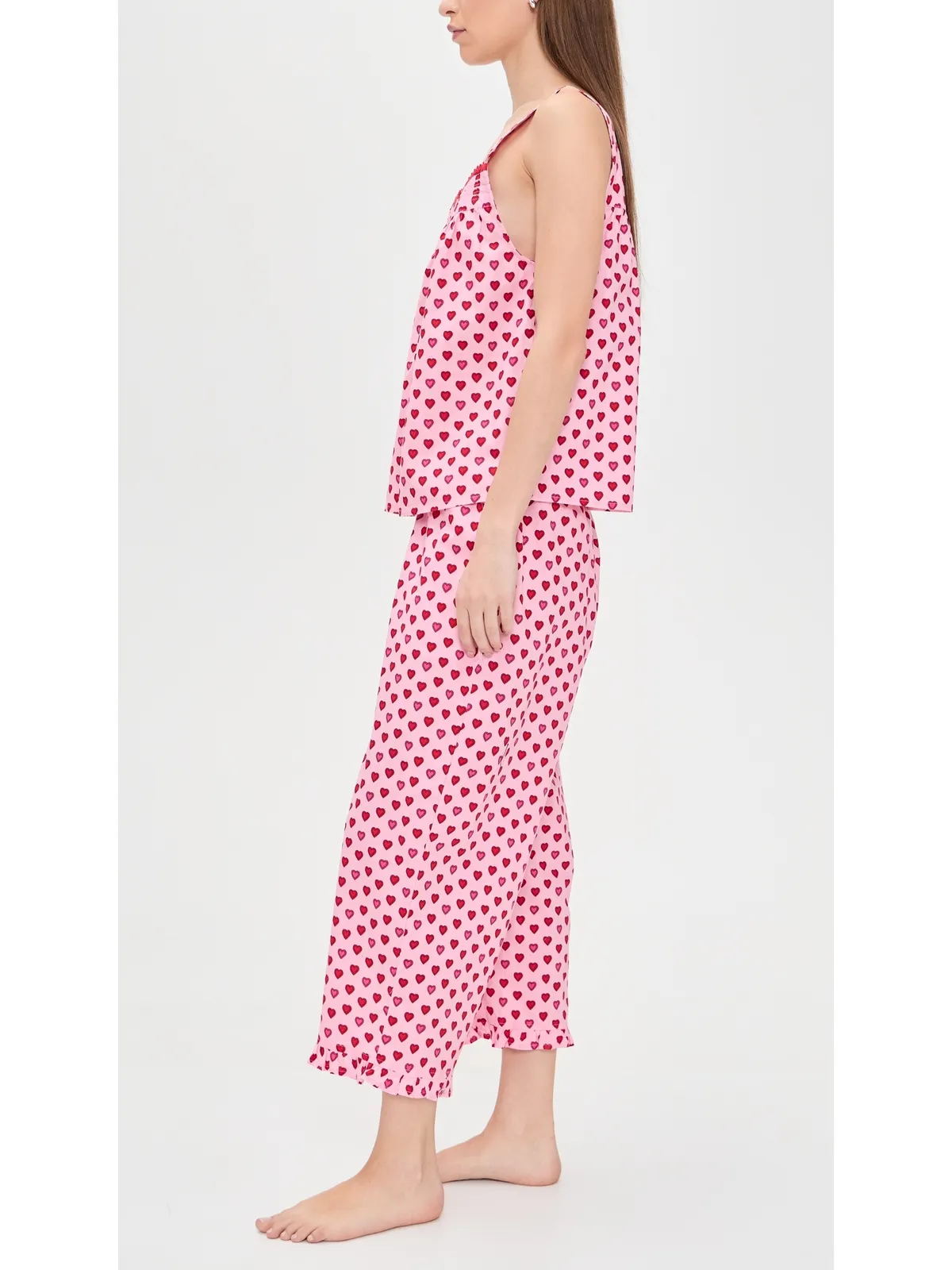 Printfresh バック トゥ ベッド クロップドセット ミニ キャンディハーツ - 画像3