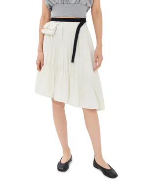 3.1 Phillip Lim リップストップ アシンメトリースカート - サムネイル1
