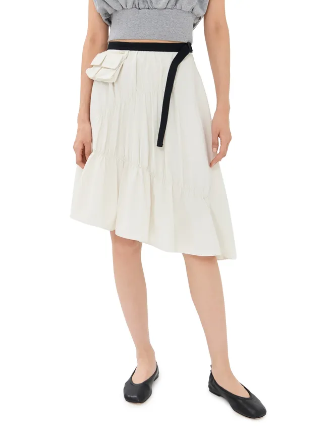 3.1 Phillip Lim 3.1 Phillip Lim リップストップ アシンメトリースカートの商品画像