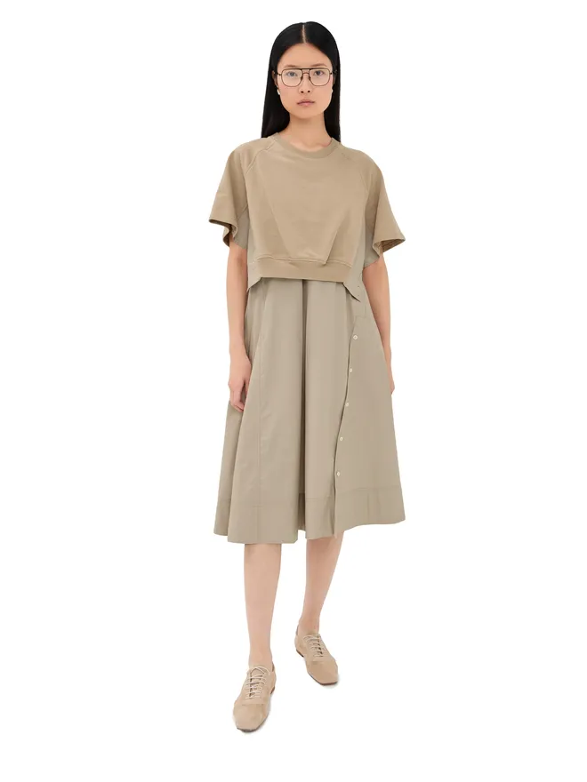 3.1 Phillip Lim 3.1 Phillip Lim フレンチテリー コンボドレスの商品画像