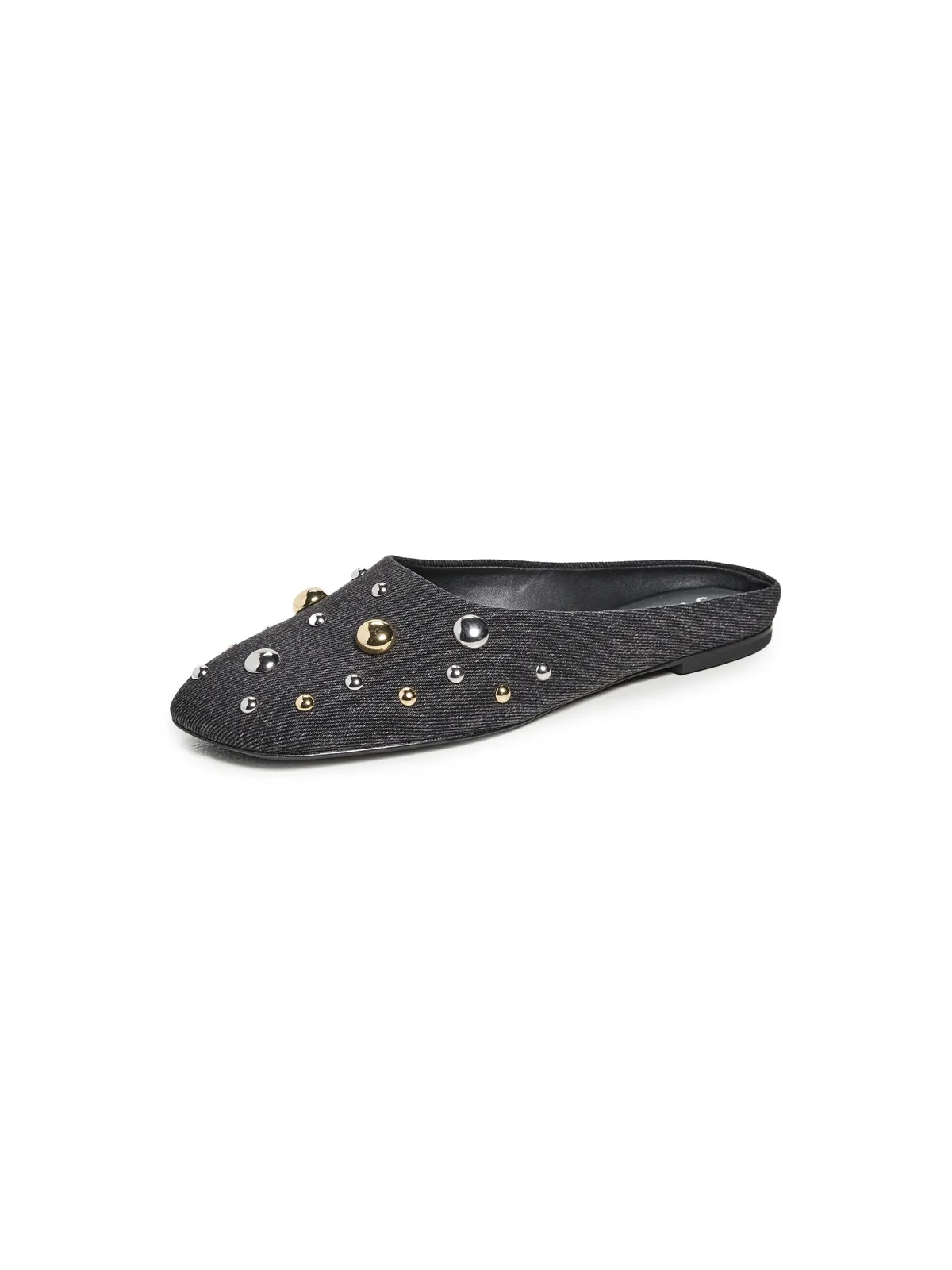 3.1 Phillip Lim IDフラットミュール（ドーム型スタッズ付き） - 画像1