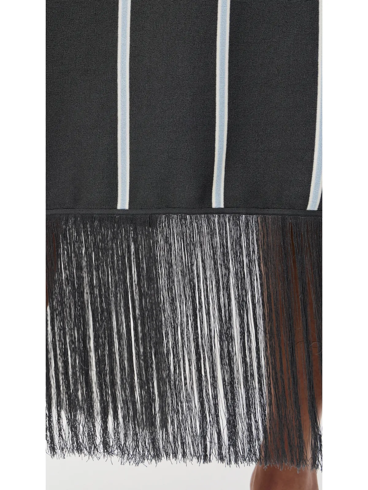 3.1 Phillip Lim ストライプ ミディ丈スカート フリンジ付き Slate Multi - 画像6