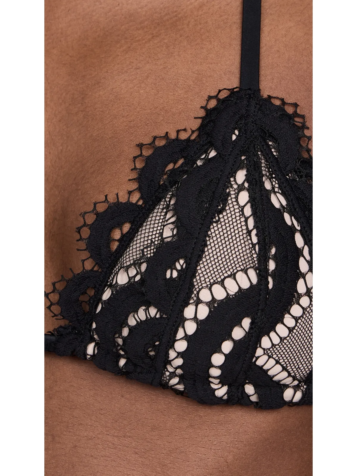 PQ Swim レース トライアングル ビキニトップ - 画像6