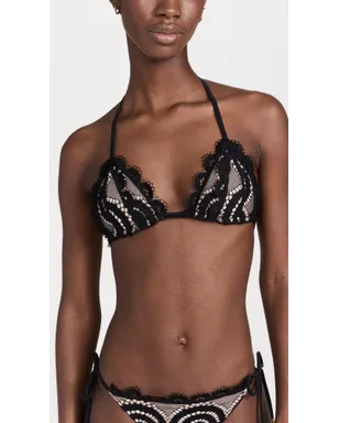PQ Swim レース トライアングル ビキニトップ - サムネイル2