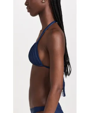 PQ Swim Isla トライアングルビキニトップ ネイビー - サムネイル4