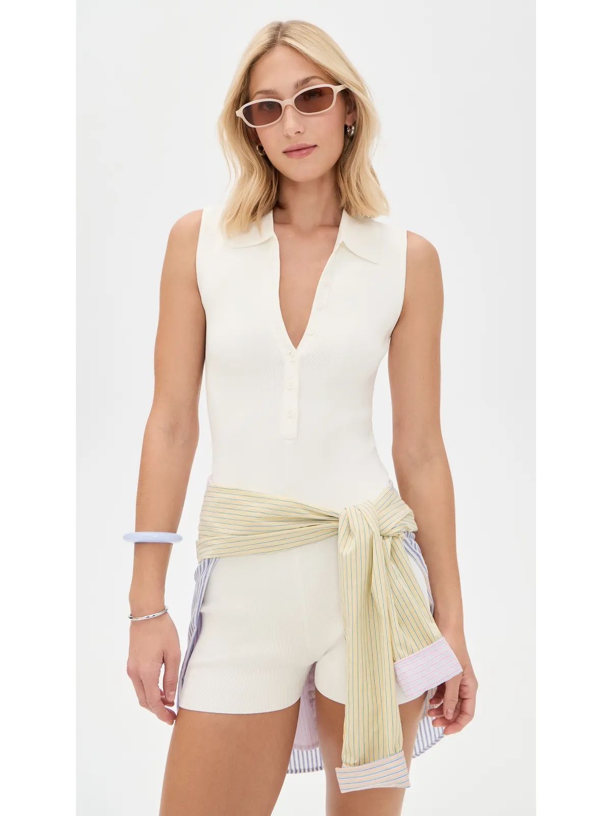 PQ Swim Brooks Romper Water Lily - 画像2