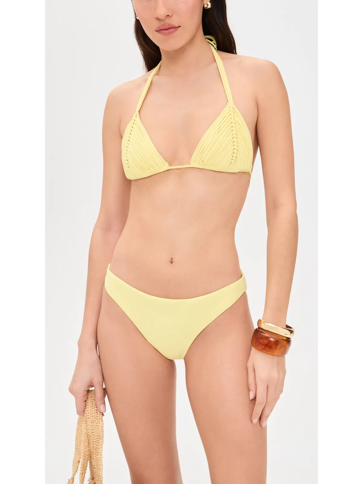 PQ Swim ベーシック ルシュドボトムス バターカップ - 画像4