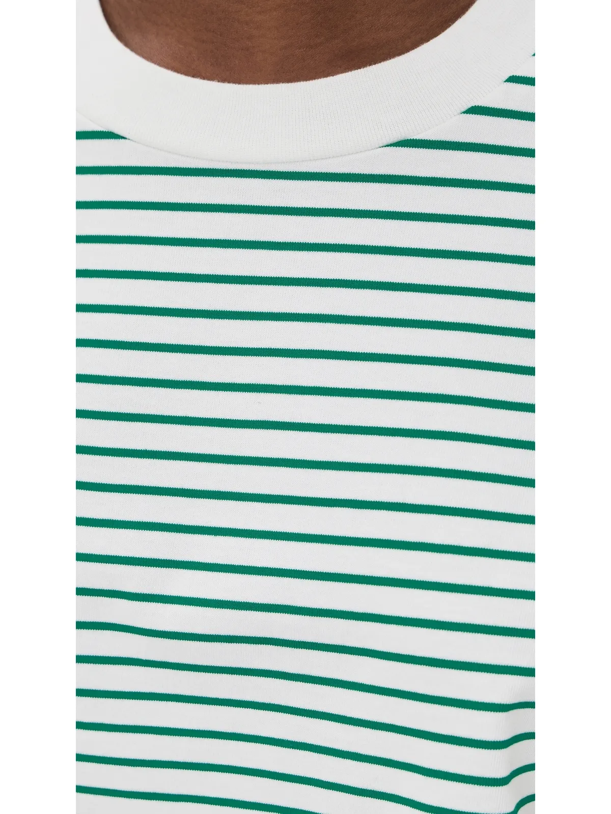 Pistola Mae クロップドTシャツ ヴェールストライプ - 画像6