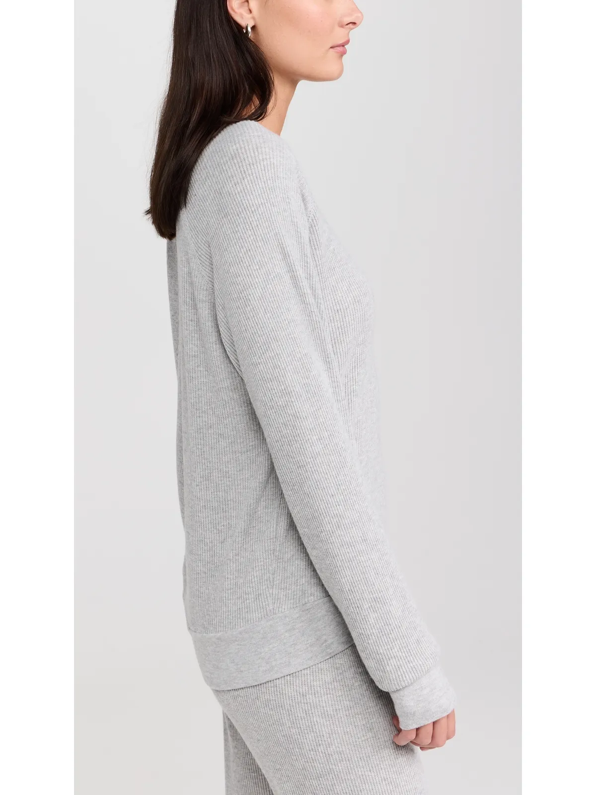 PJ Salvage ロングスリーブ テクスチャードエッセンシャルズ トップ - 画像4