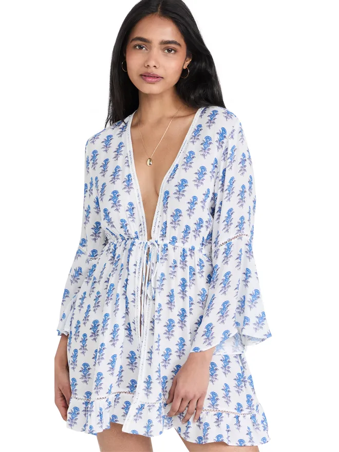 Playa Lucila Playa Lucila ミニボーダープリント キモノの商品画像