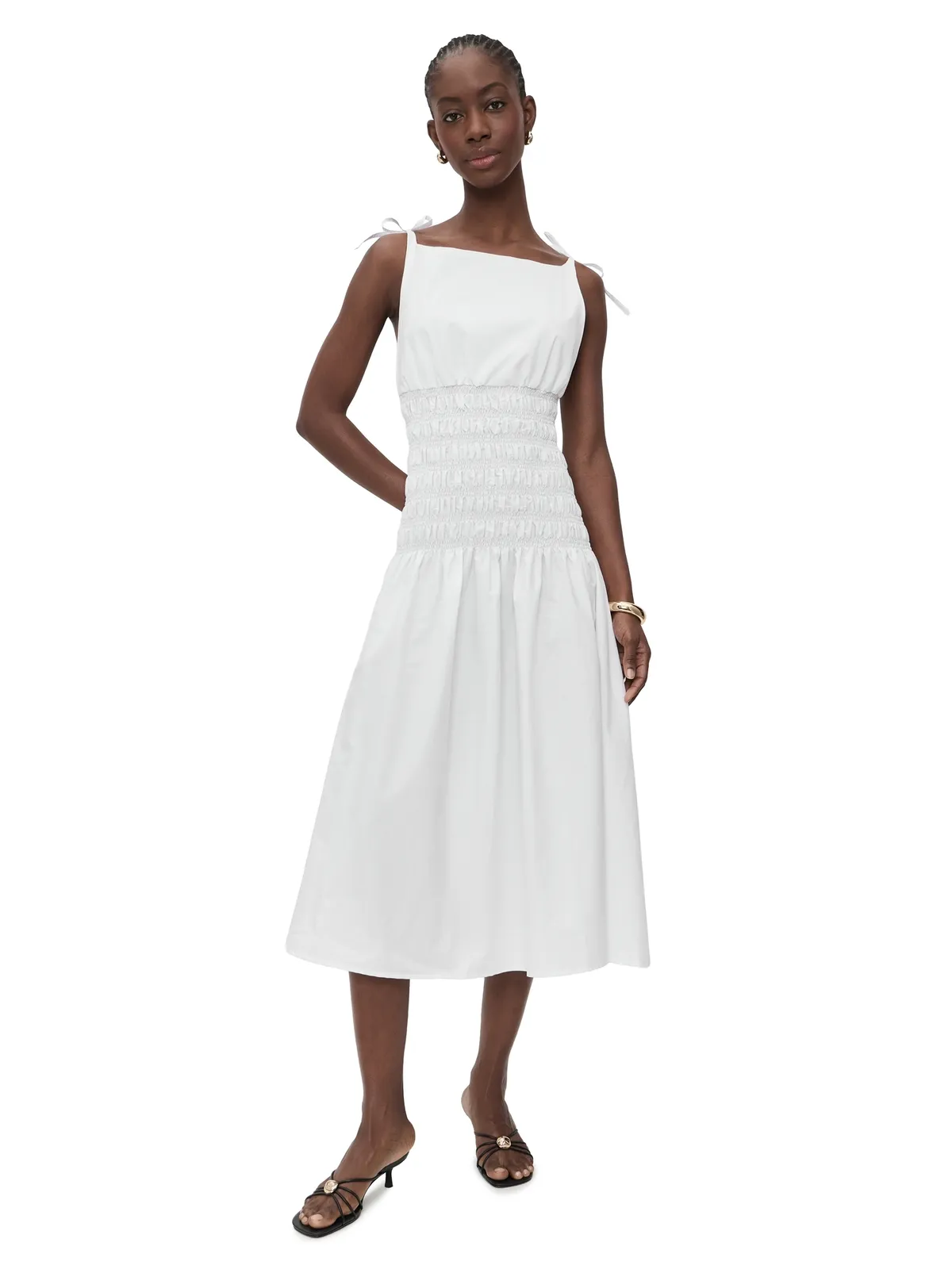 Prime of Lime Lourdes Dress White - 画像1