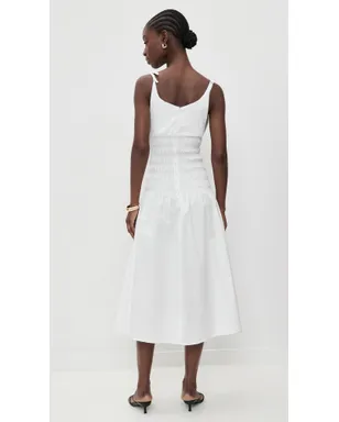 Prime of Lime Lourdes Dress White - サムネイル3