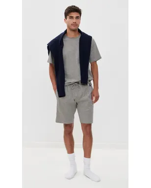 Polo Ralph Lauren Underwear マーセライズドコットン スリープショーツ アンドオーバー ヘザー M - サムネイル5
